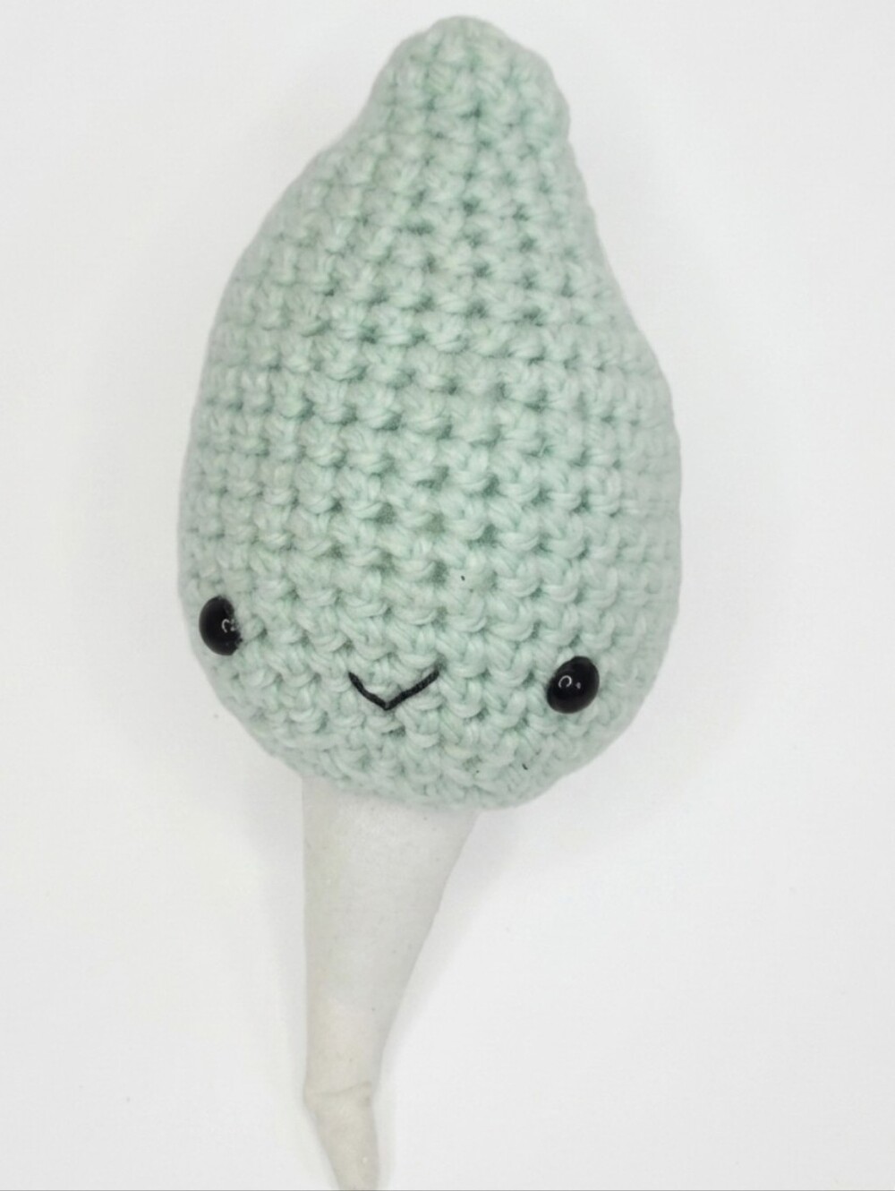 Mint Ice Cream Knit Handmade Crochet Stuffed Animal Plush Amigurumi Kawaii